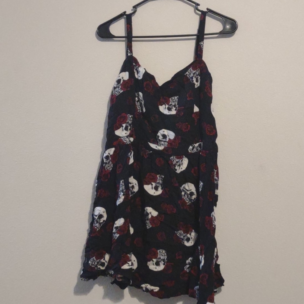 Skull and roses dress